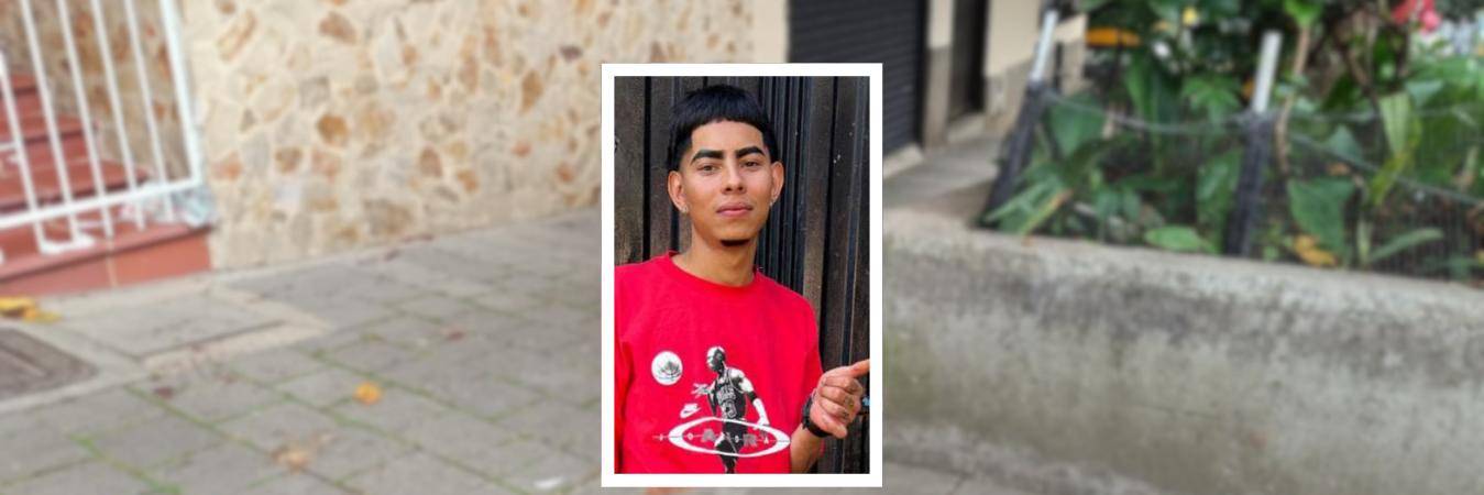 Lugar donde falleció Gredis Mauricio Torres Celada. FOTOS: Q’HUBO (FONDO) Y TOMADA DEL FACEBOOK TORRES G MAURICIO (DETALLE)