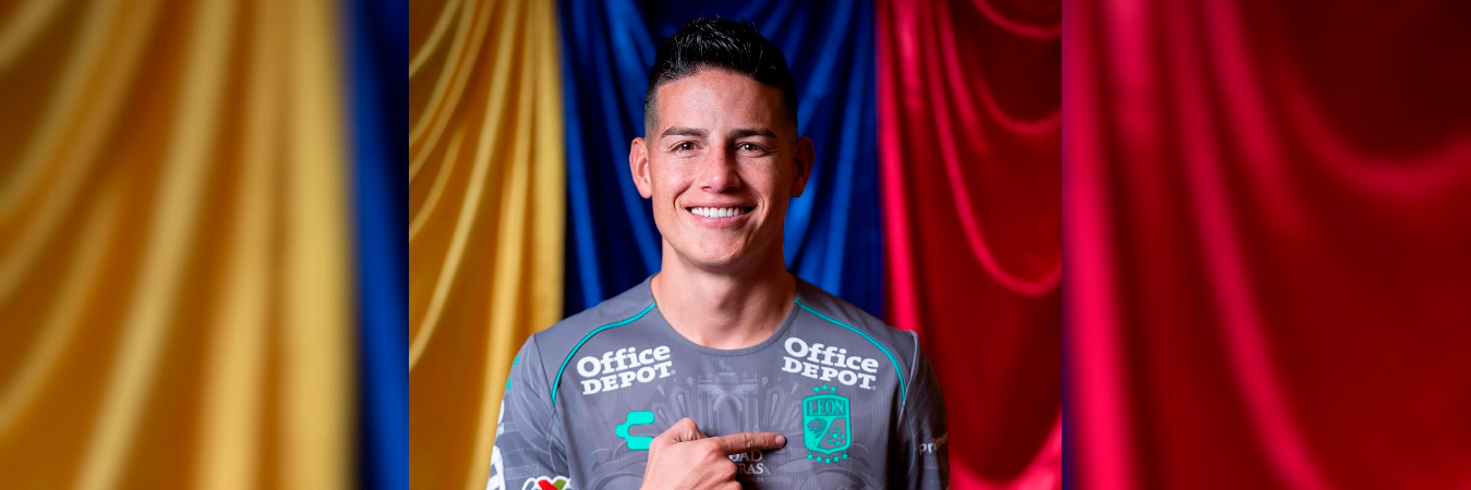 James Rodríguez salió del Rayo Vallecano al club León de México. /FOTO: INSTAGRAM @jamesrodriguez10