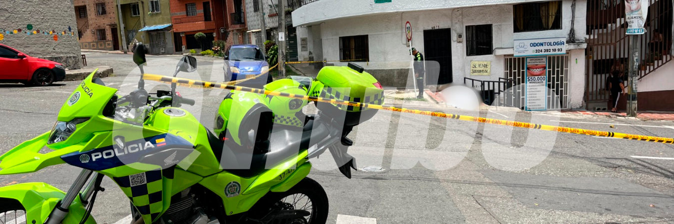 El homicidio se presentó sobre el medio día de este viernes, 23 de agosto. /FOTO: ANDRÉS FELIPE OSORIO 