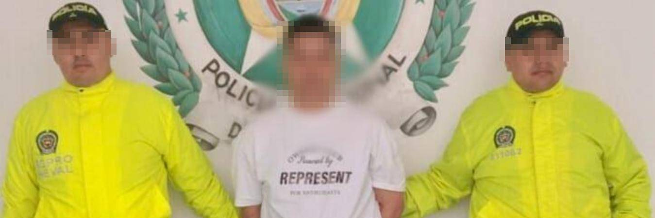Capturado por abuso sexual de una menor de 12 años. FOTO: POLICÍA METROPOLITANA DEL VALLE DE ABURRÁ