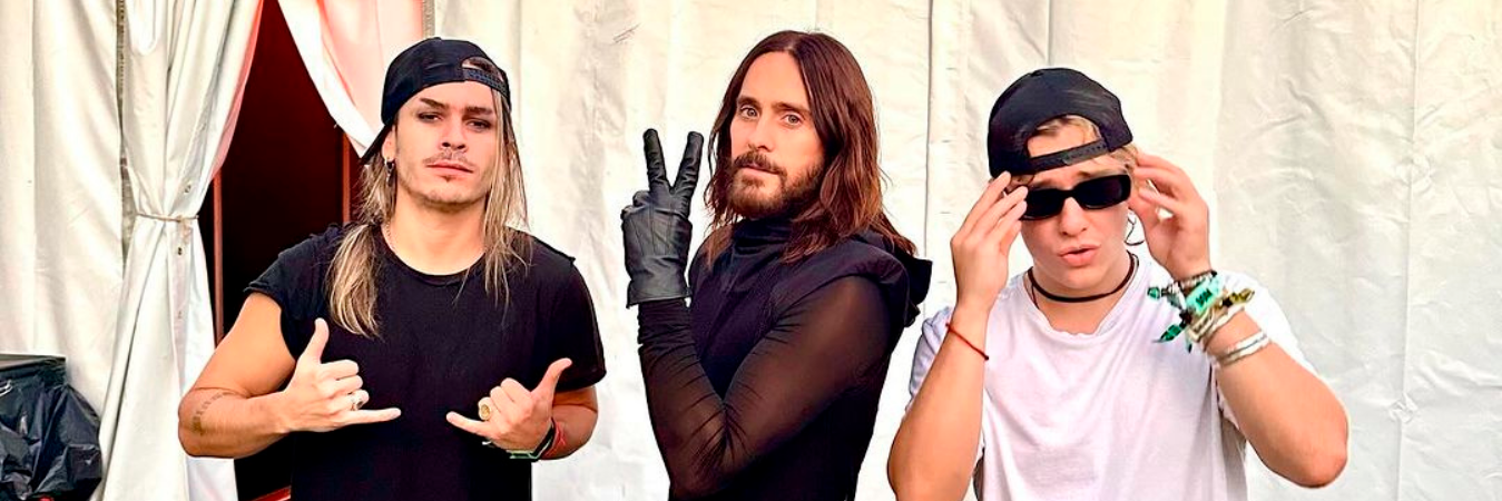 Integrantes de Thirty Seconds to Mars. /FOTO: INSTAGRAM @jaredleto
