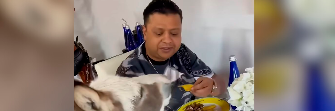 No faltaron quienes cuestionaron a Rafael por darle comida de humanos a una burra. /FOTO: CAPTURA DE VIDEO