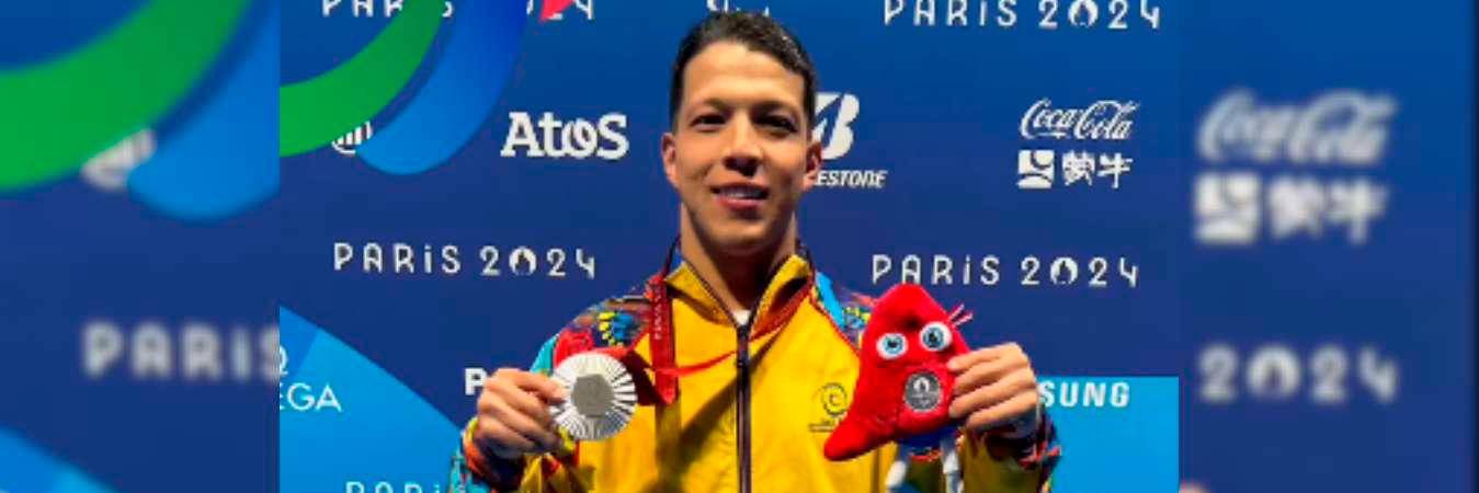 Nelson Crispín atleta santandereano. /FOTO: INSTAGRAM @crispinswimmer