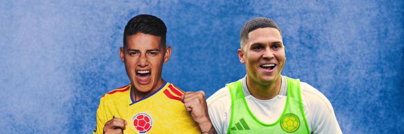 James Rodríguez (izq.) y Juan Fernando Quintero (der.) marcaron una generación de cracks en la Tricolor que va desapareciendo. FOTOS: INSTAGRAM