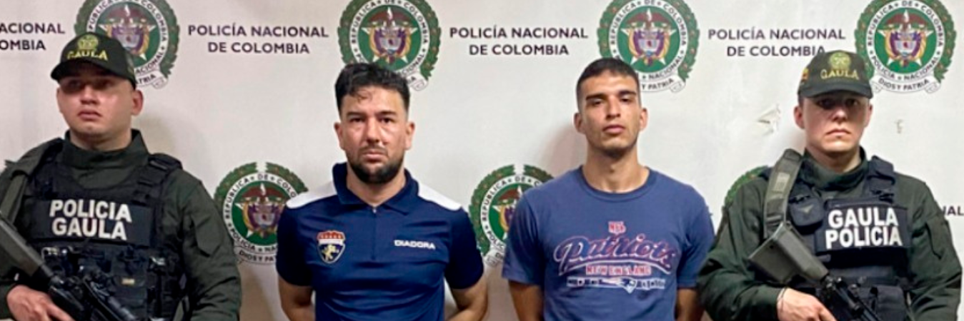 Ellos son Juan Carlos Henao Gómez y Stiven Medina Cadavid. /FOTO: CORTESÍA