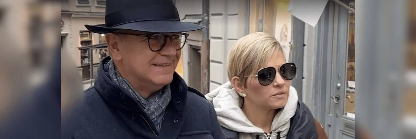 Verónica Aclocare y Manuel Grau en Suecia. FOTO: VIÑEDO DIARIO SUECO EXPRESASEN 