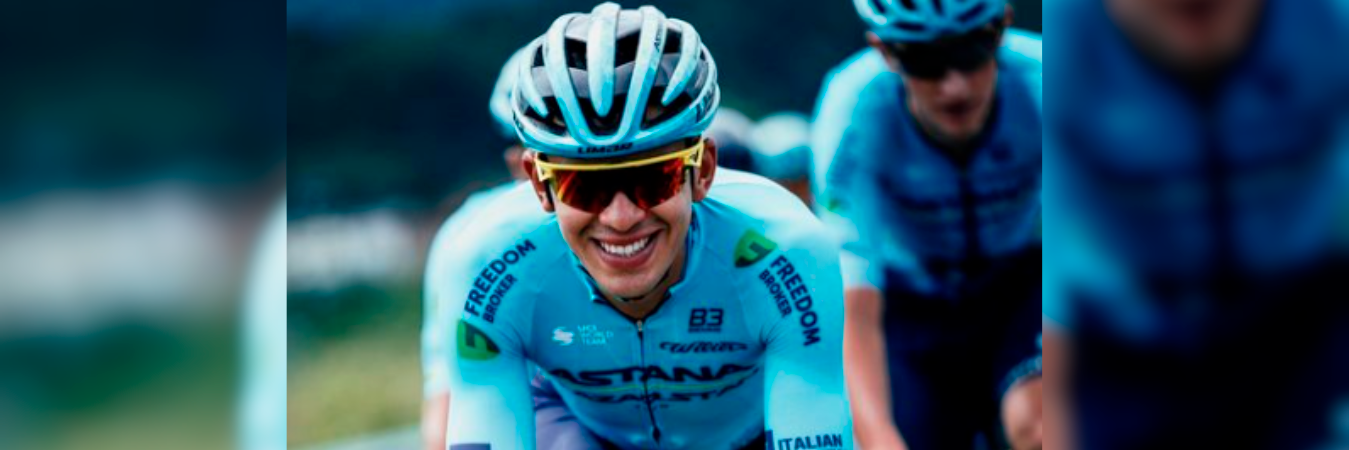 Harold Tejada es el colombiano mejor posicionado en la Vuelta a España. /FOTO: INSTAGRAM @haroldtejada97