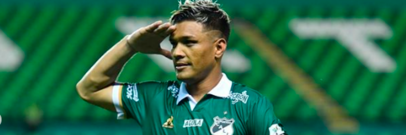 Teófilo Gutiérrez con el Deportivo Cali. /FOTO: INSTAGRAM @teogutierrez_