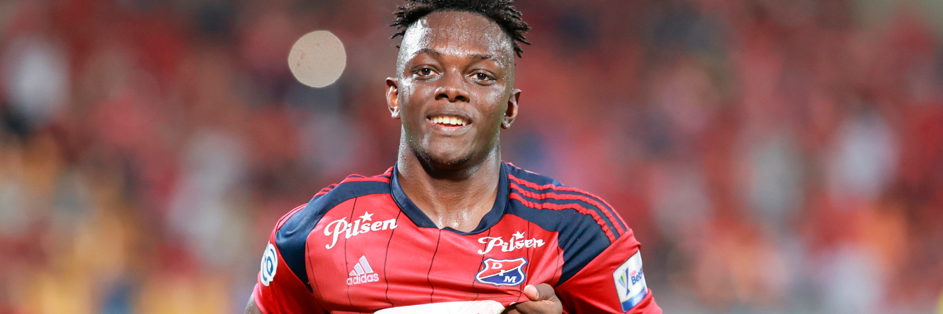 Edwuin Cetré en el Independiente Medellín. / FOTO: MANUEL SALDARRIAGA