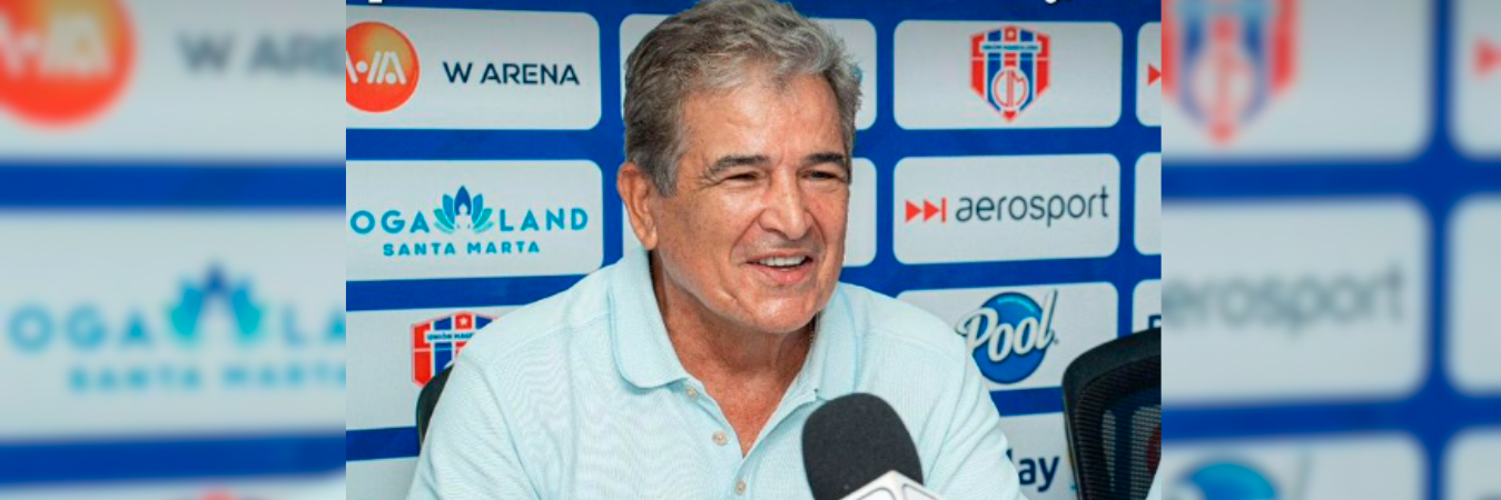 Jorge Luis Pinto, director técnico del Unión Magdalena. /FOTO: INSTAGRAM @jorgelpintoa