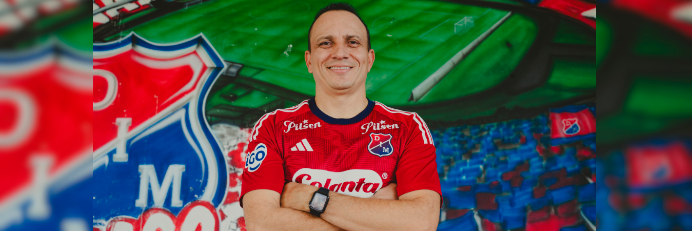 Alejandro Restrepo firmó por 2 años con el Independiente Medellín. /FOTO: DIM