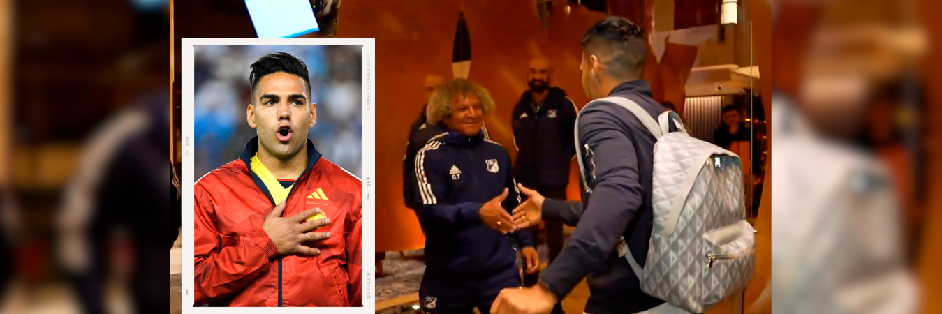 El futbolista llegó para la pretemporada de Millonarios. / FOTO: CAPTURA DE PANTALLA