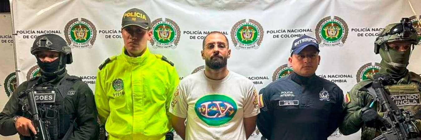 Luigi Belvedere tras su captura. /FOTO: CORTESÍA