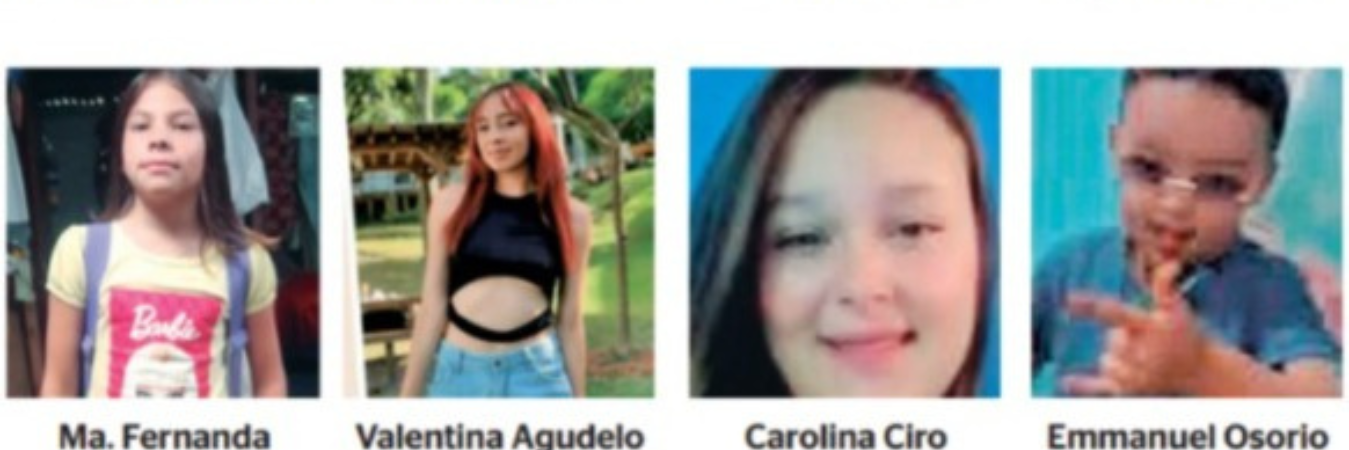 Avalancha en Bello: Alcaldía reveló la identidad de las víctimas