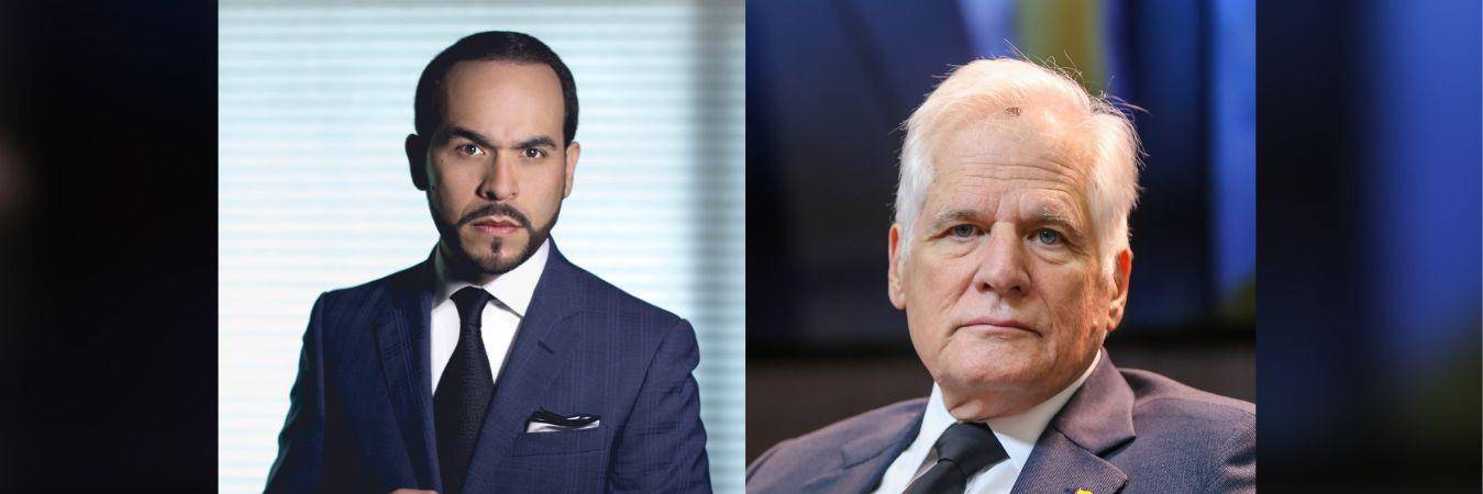 Abelardo de la Espriella y Miguel Uribe Londoño. FOTO: @ABDELAESPRIELLA / CATALINA OLAYA - COLPRENSA