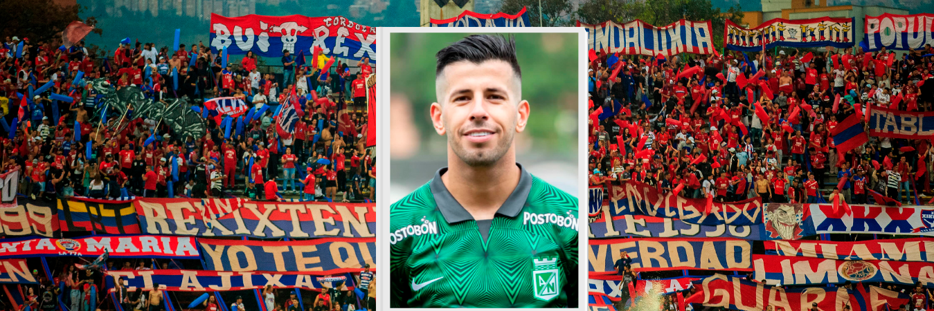 Hinchas de Independiente Medellín en el estadio Atanasio Girardot. /FOTO: ANDRÉS SUÁREZ 