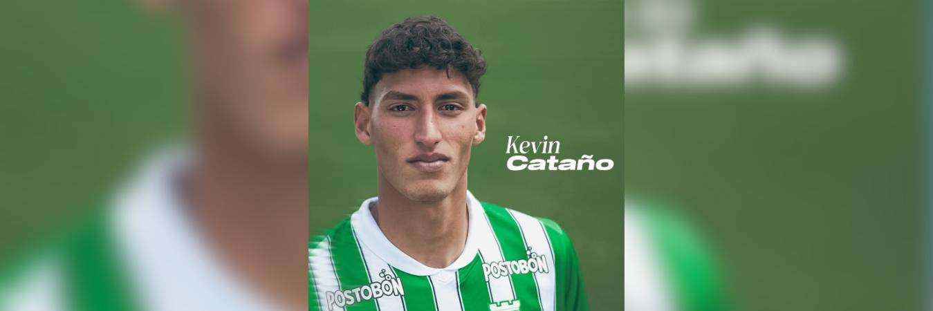 Kevin Cataño, nuevo jugador de Atlético Nacional. FOTO: @NACIONALOFICIAL