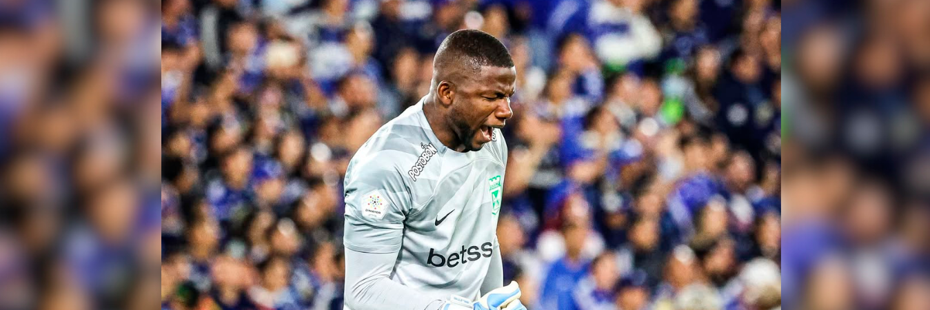 Harlen Castillo Moreno arquero de Atlético Nacional. /FOTO: INSTAGRAM @harlen_castillo