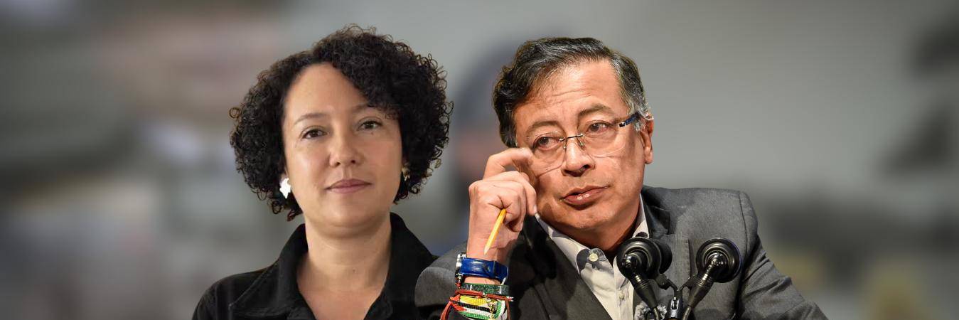 La senadora Isabel Zuleta aseguró que Gustavo Petro sigue siendo el presidente de Colombia. FOTOS: INSTAGRAM Y COLPRENSA