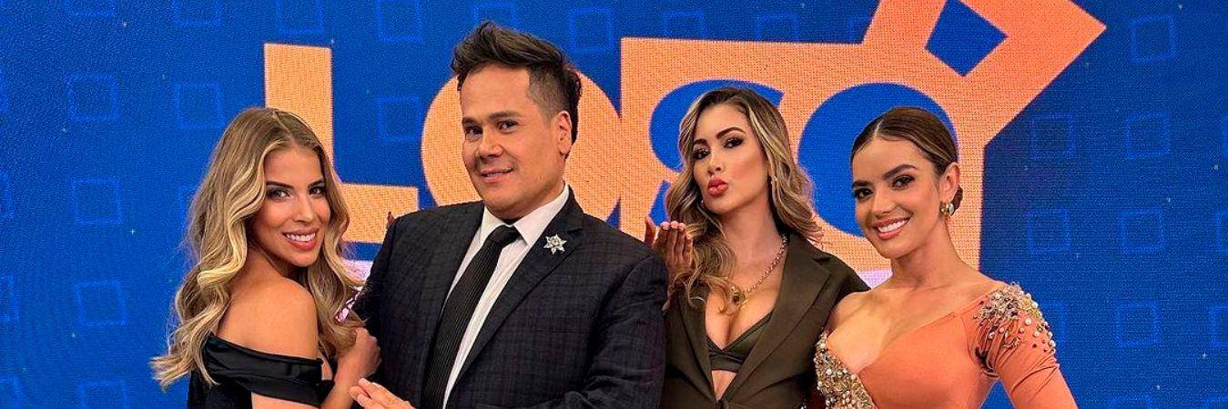 El gordo Ariel acompañado de las demás presentadoras del programa ‘Lo Sé Todo’. /FOTO: TOMADA DEL INSTAGRAM DE NANIS OCHOA. 