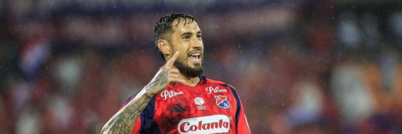 Francisco Fydriszewski, delantero de Independiente Medellín. FOTO: CAMILO SUÁREZ