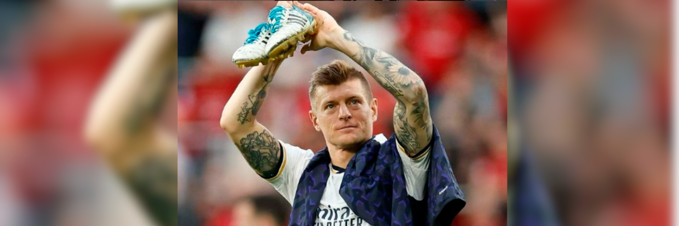 Toni Kroos jugando para el Real Madrid. /FOTO: INSTAGRAM @toni.kr8s