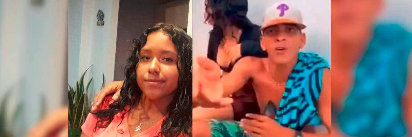 A la izquierda Angie Sofía Peña, a la derecha captura de pantalla video. /FOTOS: CORTESÍA