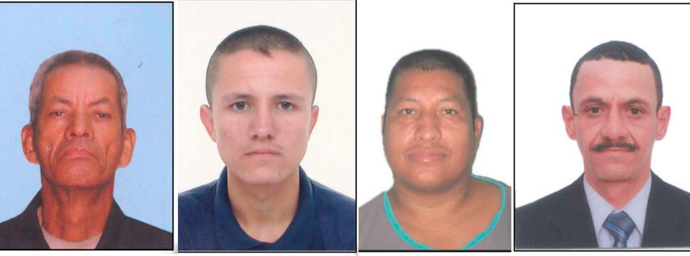 De izquierda a derecha: Francisco de Jesús Salas Rengifo, William de Jesús Maldonado Orozco, Ómar Antonio David Higuita y John Gildardo Benjumea Atehortúa. /FOTOS: CORTESÍA.