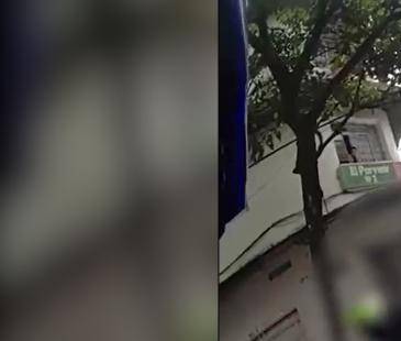 <span class="mln_uppercase_mln">La</span><b><span class="mln_uppercase_mln"> actitud altanera del sujeto quedo plasmada en la cámara corporal de uno de los agentes. FOTO: CORTESÍA SECRETARÍA DE MOVILIDAD</span></b>