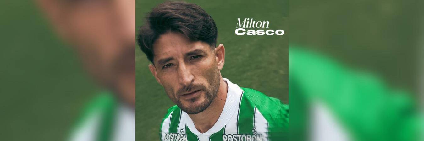 Milton Casco, el primer refuerzo de Nacional en 2026. FOTO: @NACIONALOFICIAL