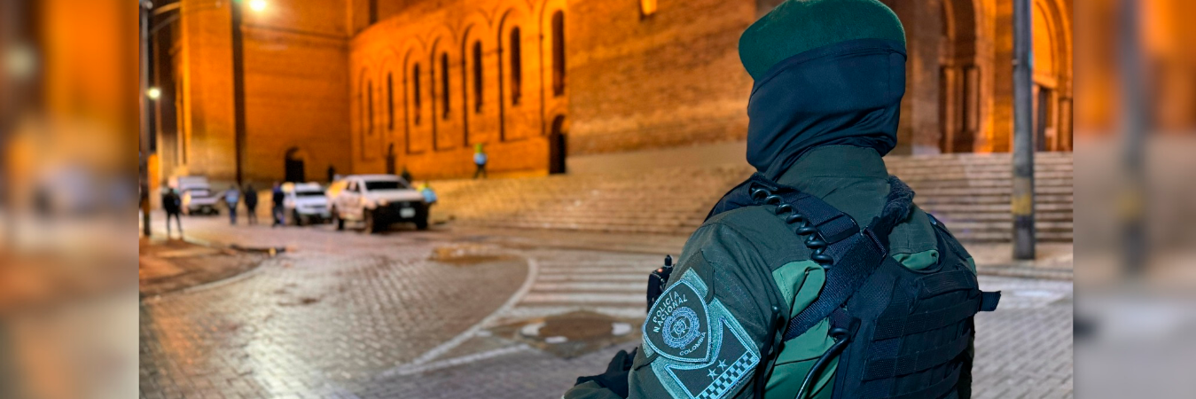 200 uniformados de la Alcaldía y la Policía participaron. /FOTO: CORTESÍA ALCALDÍA