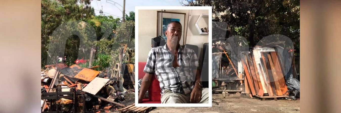 Don Ricaurte, el dueño del local, tiene una discapacidad y ese era su sustento. /FOTOS: LAURA ROSA JIMÉNEZ VALENCIA
