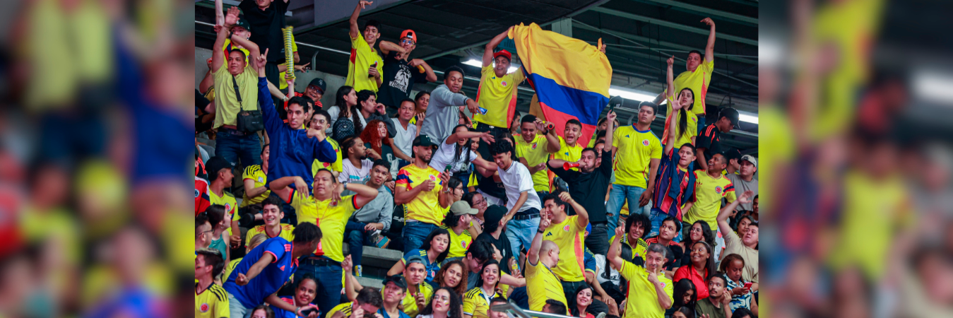 La idea es que todos vean el partido y animen a la Selección Colombia. /FOTO: MANUEL SALDARRIAGA