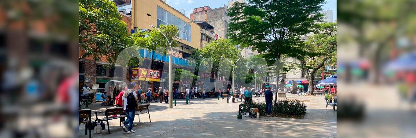 En la zona de comidas de este pasaje comercial ocurrió la riña. / FOTO: ANDRÉS FELIPE OSORIO GARCÍA