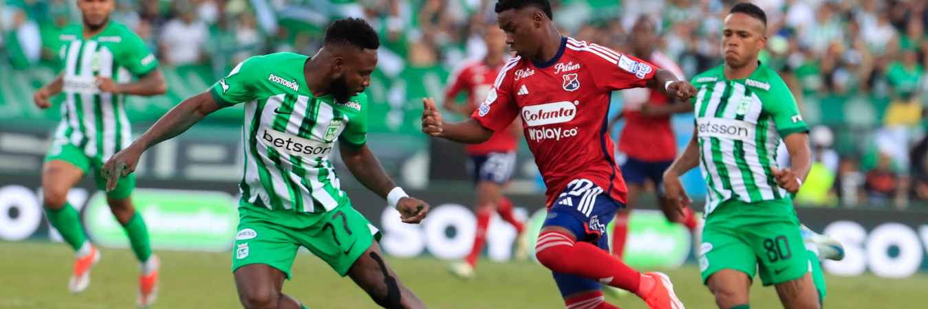 Atlético Nacional e Independiente Medellín se volverán a medir el domingo en la semifinal de la Copa Colombia. /FOTO: JAIME PÉREZ