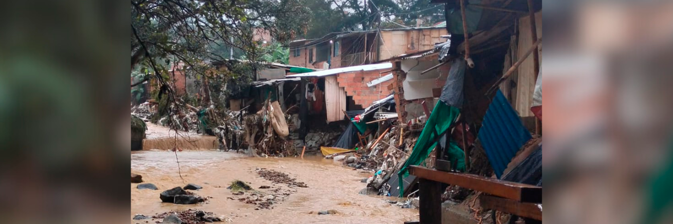 El agua se llevó todo a su paso. /FOTO: CORTESÍA. 