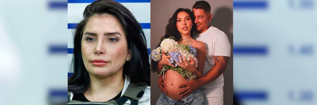 A la izquierda, Aída Merlano. A la derecha, su hija Aida Victoria y su expareja. /FOTOS: TOMADAS DE LA WEB 