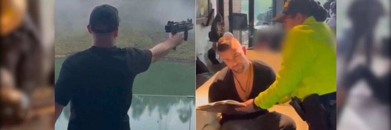 Sasha Lemon Le Park fue detenido por porte ilegal de armas de fuego y tráfico de estupefacientes. /FOTO: POLICÍA NACIONAL