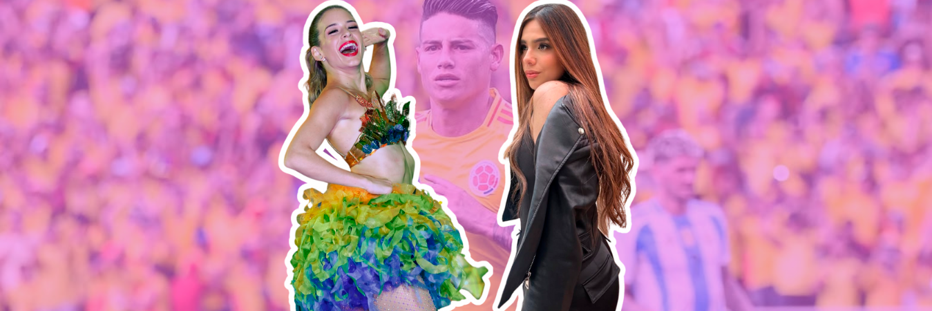 Tatiana Angulo Fernández de Castro, Reina del Carnaval de Barranquilla 2025 (izq.) y Juana Valentina, hermana de James Rodríguez (der.). /FOTO: REDES SOCIALES 