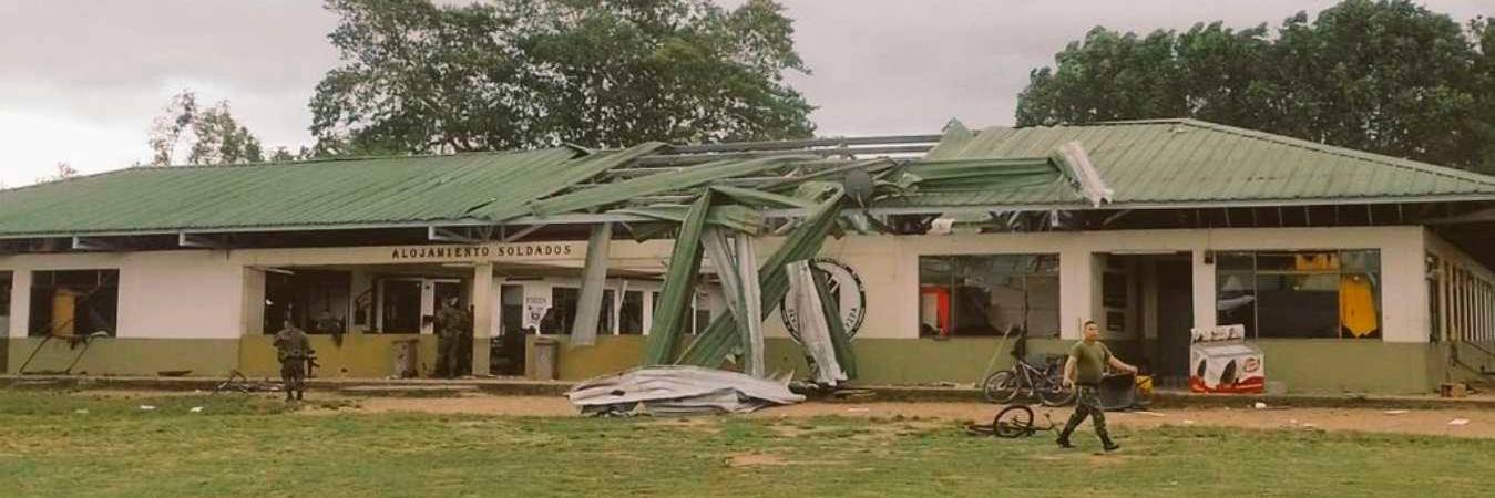 En el ataque 2 militares perdieron la vida. /FOTO: X (@VELASCONICOLASO).