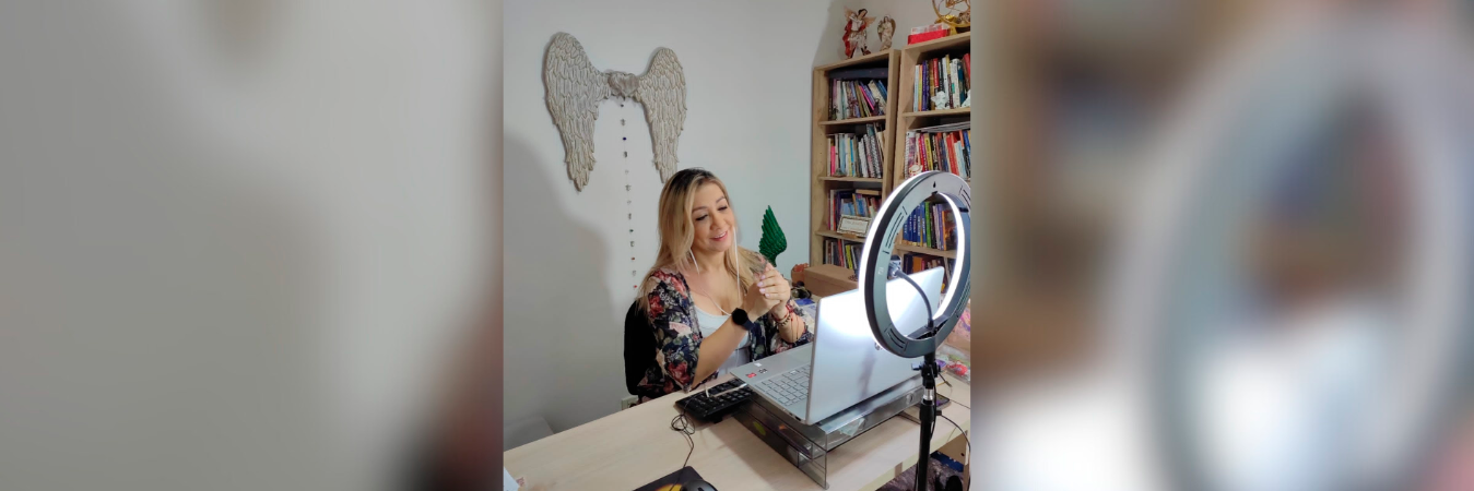 Mahya Ochoa, angeóloga y locutora radial. /FOTO: CORTESÍA