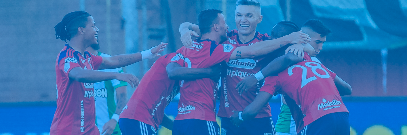 Independiente Medellín ratificó su buen momento con el abultado triunfo en el clásico antioqueño. FOTO: CAMILO SUÁREZ