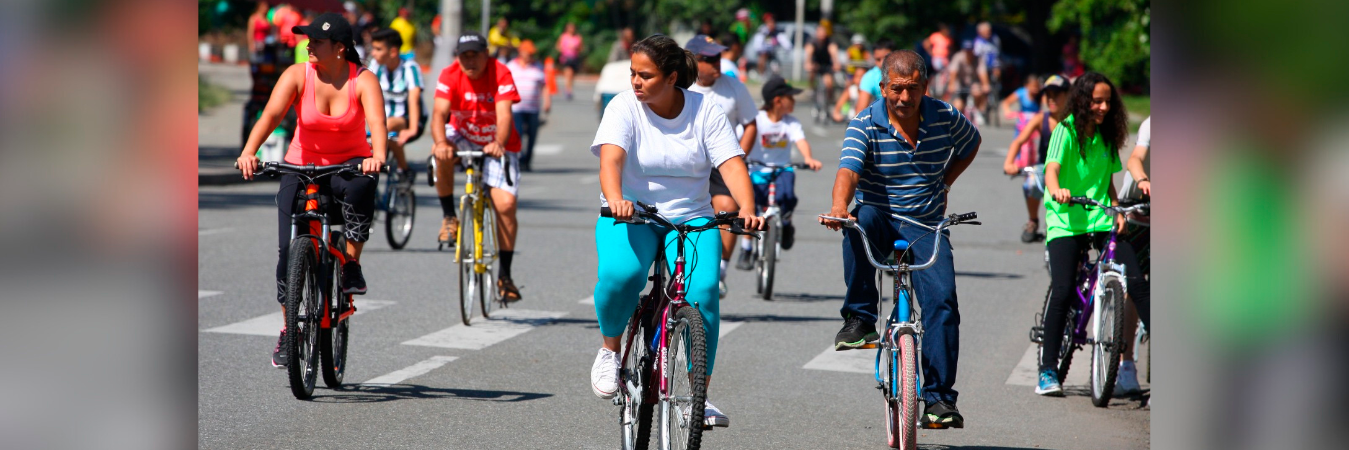 Ciclovía en Medellín. /FOTOS: ALCALDÍA DE MEDELLÍN. 