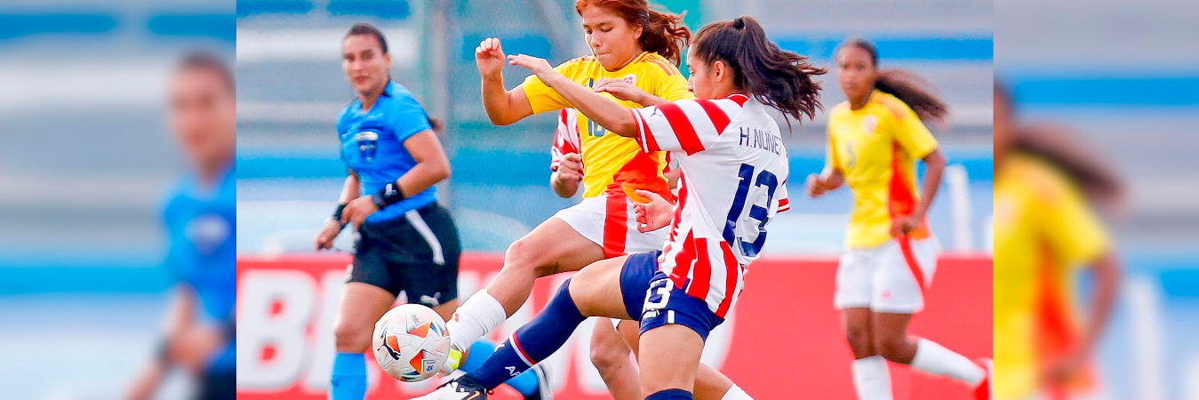 Gabriela Rodríguez terminó como goleadora de Colombia con 7 goles. /FOTO: X @FCFSeleccionCol