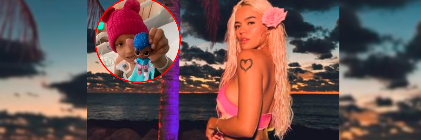 Emma era una niña de México que batallaba contra el cáncer y amaba la música de Karol G. /FOTO: REDES SOCIALES. 