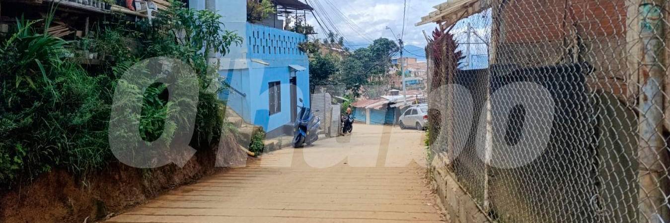 En este sector de Manrique La Cruz asesinaron a Francisco Alberto Pérez Pacheco, de 26 años de edad. /FOTO: ALEJANDRA MORALES RÍOS 