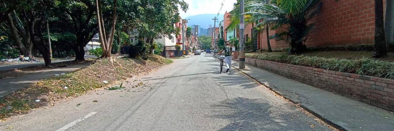 Uno de los homicidios fue en este sector del barrio Santa Fe de Guayabal. /FOTO: ALEJANDRA MORALES RÍOS 
