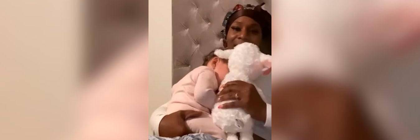 El video se hizo viral por la ternura de la menor y la triste historia. /FOTO: TOMADA DE REDES SOCIALES