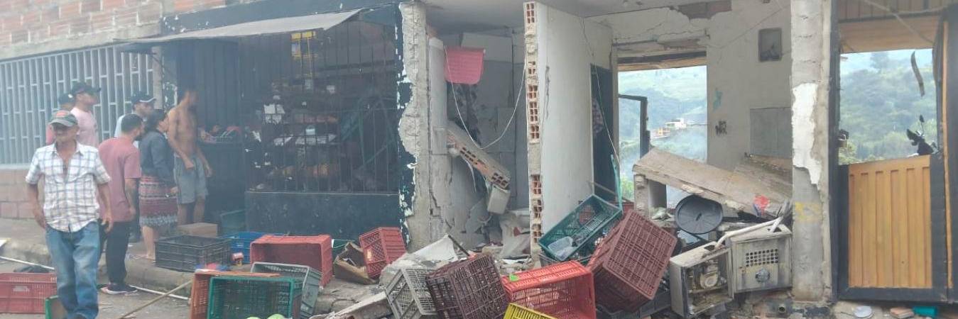 Las autoridades ya están en el sector atendiendo a la población. /FOTO: CORTESÍA