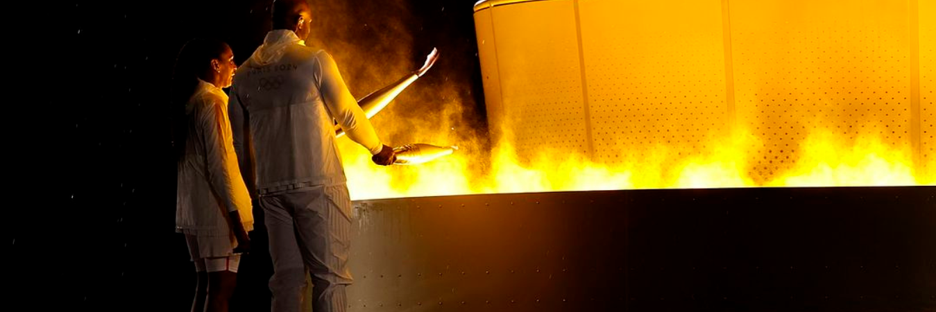 La llama está ubicada en los jardines de las Tullerías, un lugar emblemático de París. / FOTO: CAPTURA DE PANTALLA